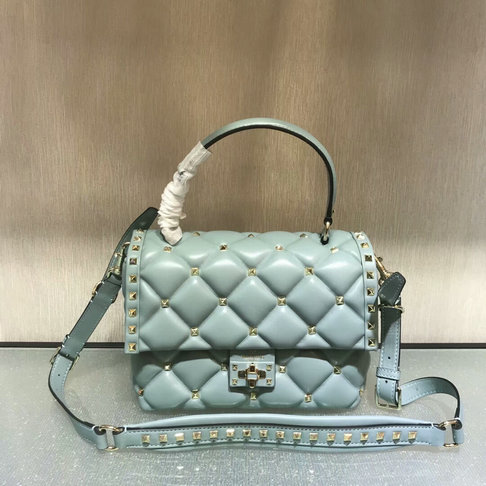 2018 S/S Valentino Candystud Single Handle Bag in lambskin leather - Click Image to Close