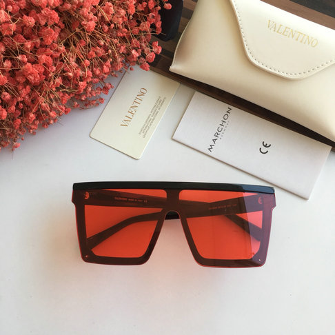 2018 Valentino Oversize Square Metal Sunglasses - Click Image to Close