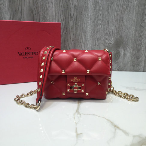 2018 F/W Valentino Candystud Mini Shoulder Bag in Lambskin Leather