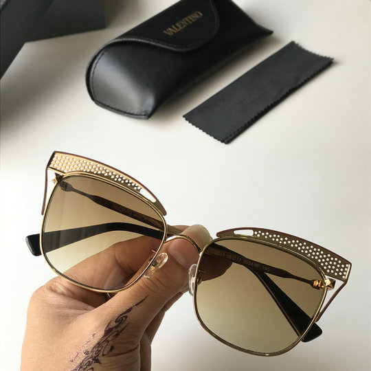 2019 Valentino Cat-eye Metal Sunglasses VA2017 - Click Image to Close