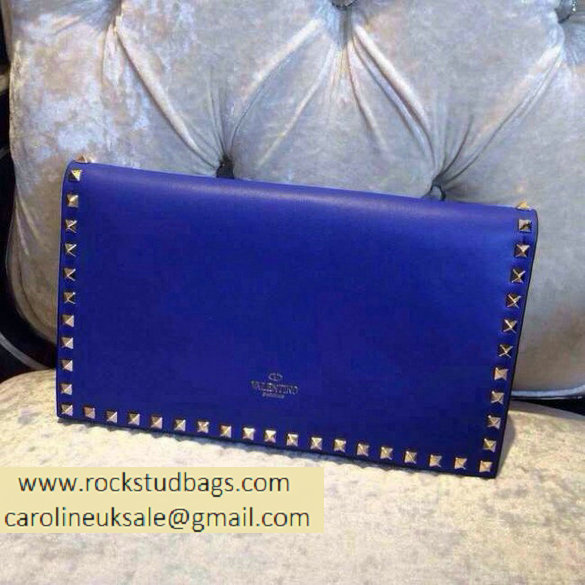 Valentino Clutch wallet EWB00399-ANG301 Y19 blue - Click Image to Close
