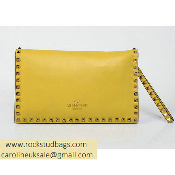Valentino Clutch wallet EWB00399-ANG301 Y19 yellow - Click Image to Close