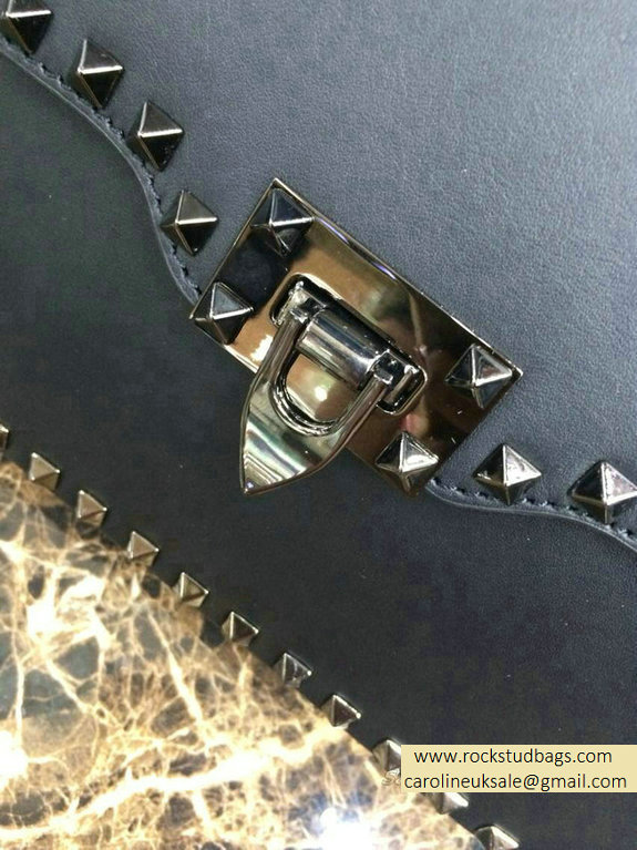 Valentino black Rockstud Crossbody Bag