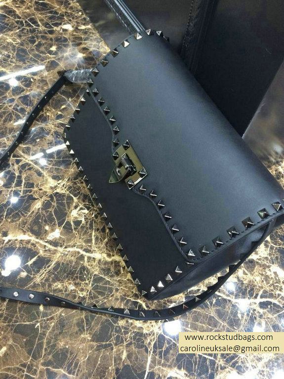 Valentino black Rockstud Crossbody Bag