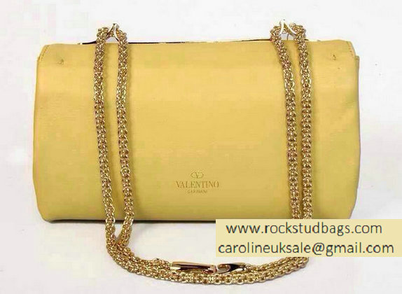 Valentino Chain Shoulder Bag Vanary Yellow