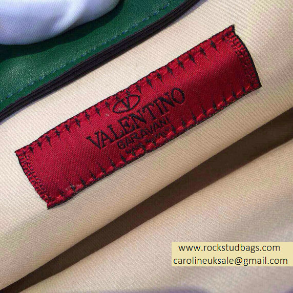 Valentino Two Part Shoulder Bag Green 2015