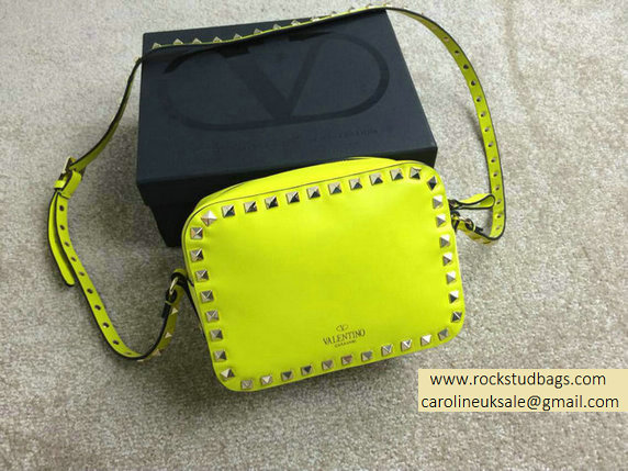 Valentino Rockstud Crossbody Bag in Yellow