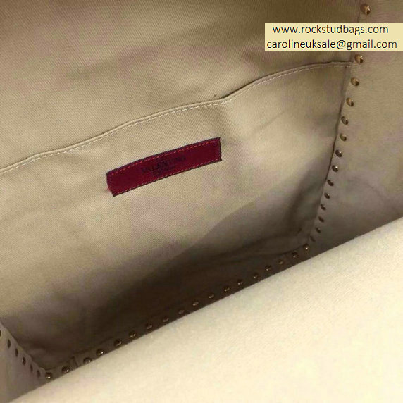 2015 Valentino Garavani Rockstud Medium Backpack in Pink - Click Image to Close