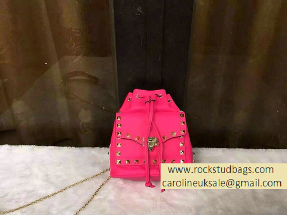 Valentino Garavani Rockstud Pouch in Rosy Calfskin 2015 - Click Image to Close