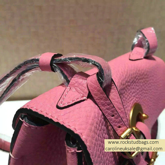 2015 Valentino Pink Calfskin Eye On You Shoulder Bag