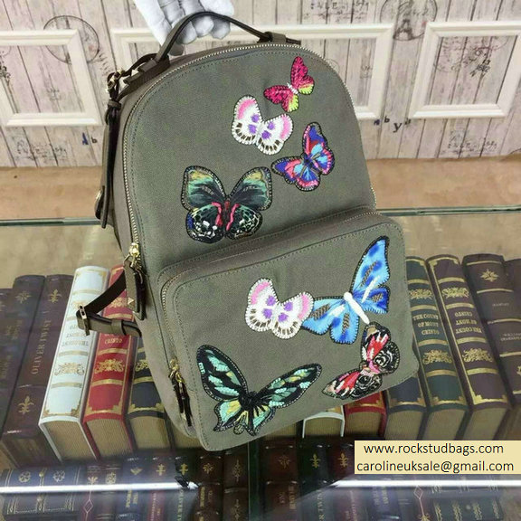 Valentino Camu Butterfly Medium Backpack 2015