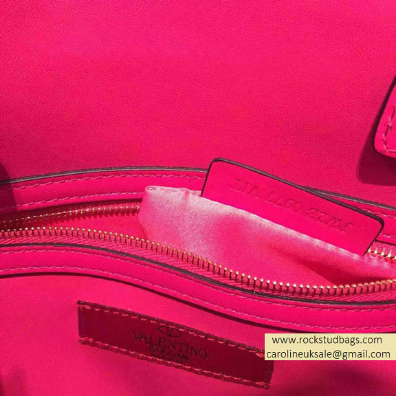 Valentino Single Handle Bag in Rosy Calfskin 2015 - Click Image to Close