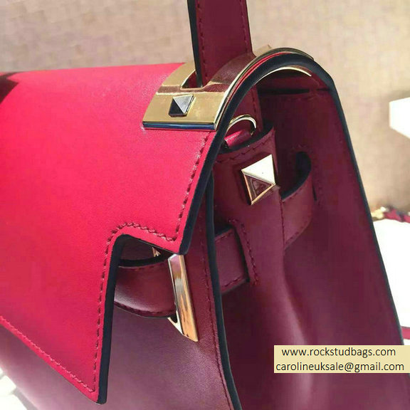 Valentino Single Handle Bag in Red Calfskin 2015