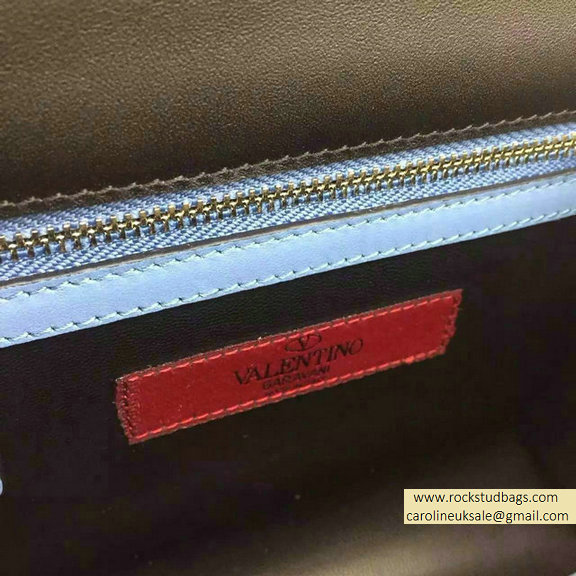 Valentino Mini Chain Shoulder Bag Burgundy 2015