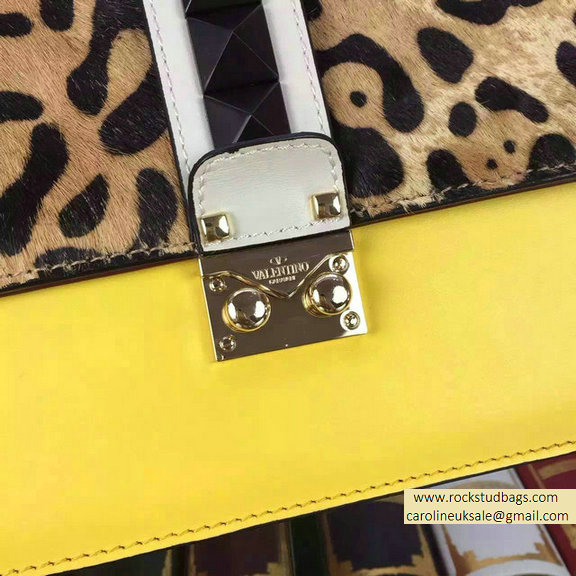 Valentino Chain Shoulder Bag Yellow 2015