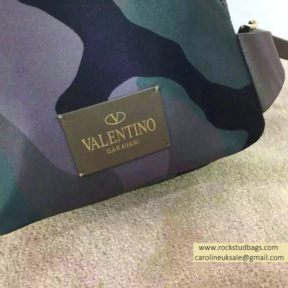 2015 Valentino Camu Butterfly Small Backpack in Camouflage Printed Canvas - Click Image to Close