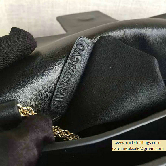 2016 Valentino Black Cafskin Cross Body Bag