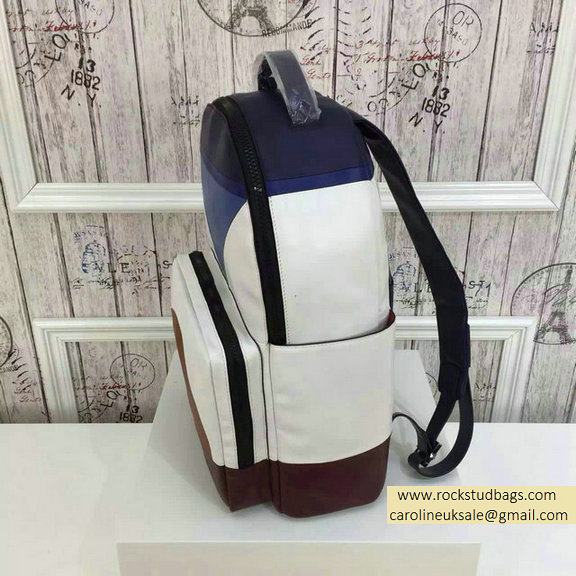 2015 F/W Valentino Large Color Patchwork Backpack 5 - Click Image to Close