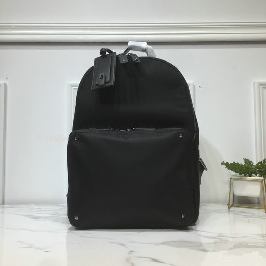 2019 Valentino Nylon Backpack with VLTN ribbon straps