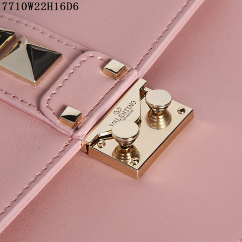 2016 Valentino Chain Shoulder Bag in Light Pink Calfskin Leather - Click Image to Close