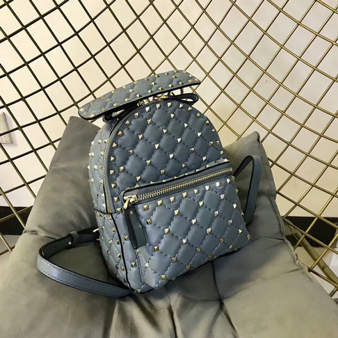 2018 S/S Valentino Rockstud Spike Mini Backpack in Lambskin Leather
