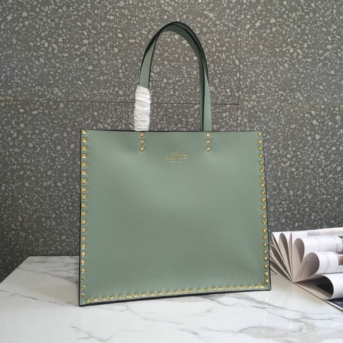 2018 Spring/Summer Valentino Shopping Tote Bag in calf leather