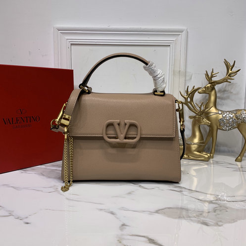 2019 Valentino Small Vsling Handbag in Grainy Calfskin Leather - Click Image to Close