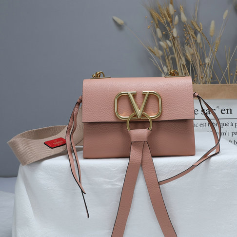 2019 Valentino Small Vring Bag with wide webbing shoulder strap