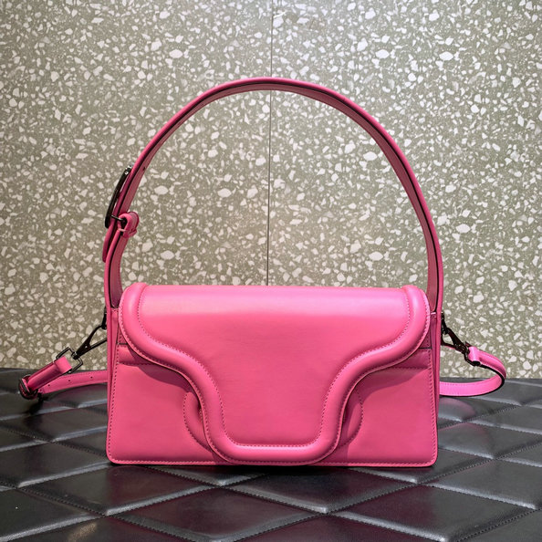 2023 Valentino Le Grand Deuxième Toile Iconographe Shoulder Bag in Pink PP Goatskin