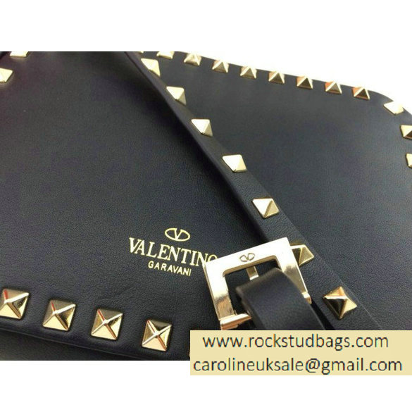 Valentino Colorblock Rockstud Crossbody Bag black - Click Image to Close