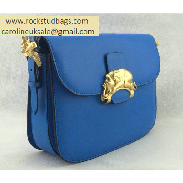 valentino Elephant buckle bag blue