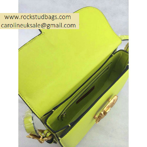 valentino Elephant buckle bag yellow - Click Image to Close