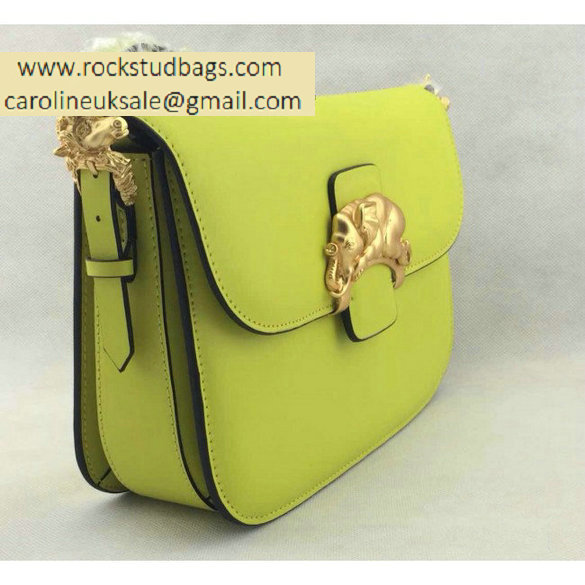 valentino Elephant buckle bag yellow - Click Image to Close