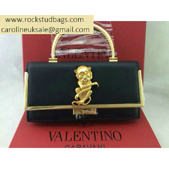 Valentino Monkey Scarab bag in black - Click Image to Close