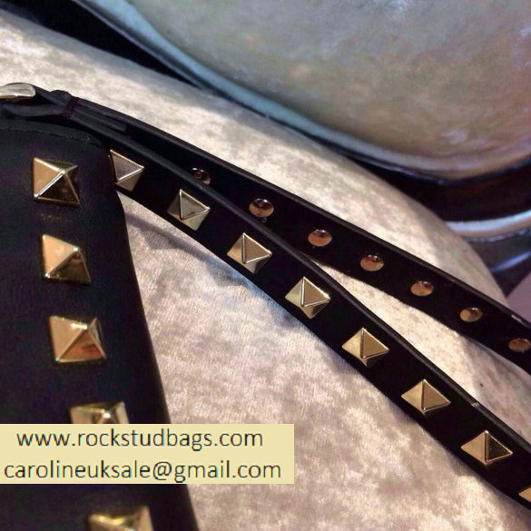 Valentino 2014 fall winter rockstud clutch in black - Click Image to Close