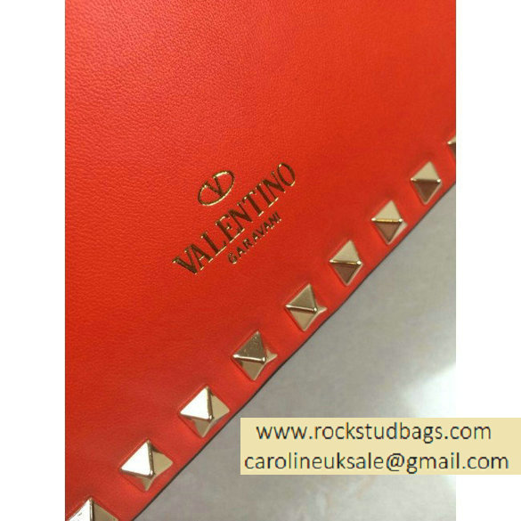Valentino orange mini Rockstud Shoulder Bag - Click Image to Close