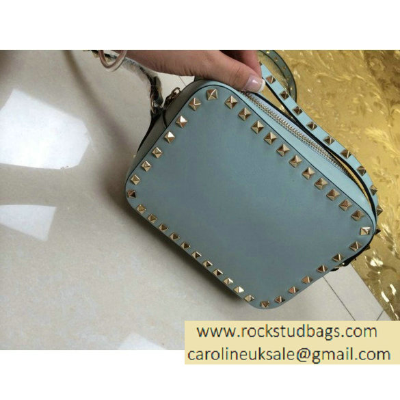 Valentino rockstud crossbody bag light blue - Click Image to Close