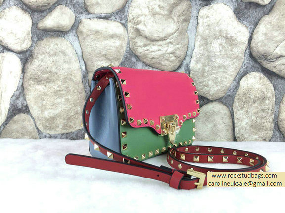 Valentino Rosy Flap Rockstud Crossbody Bag - Click Image to Close