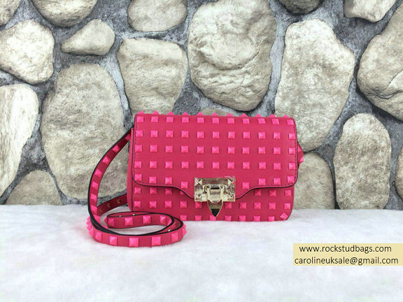 Valentino Rosy Rockstud All Over Crossbody Bag - Click Image to Close