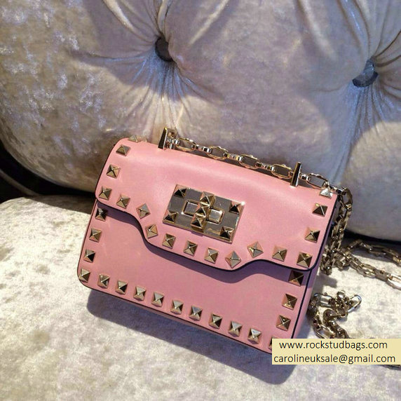 Valentino Rockstud chain shoulder bag Pink