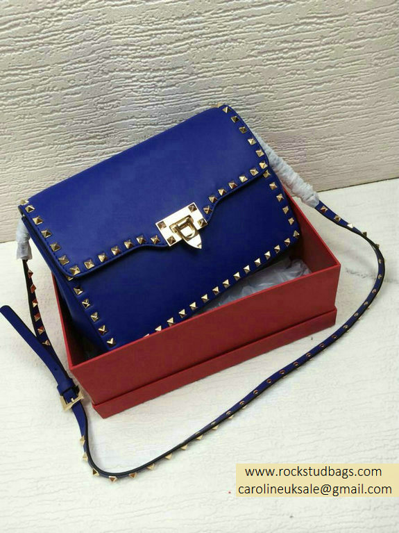 Valentino blue Rockstud Crossbody Bag