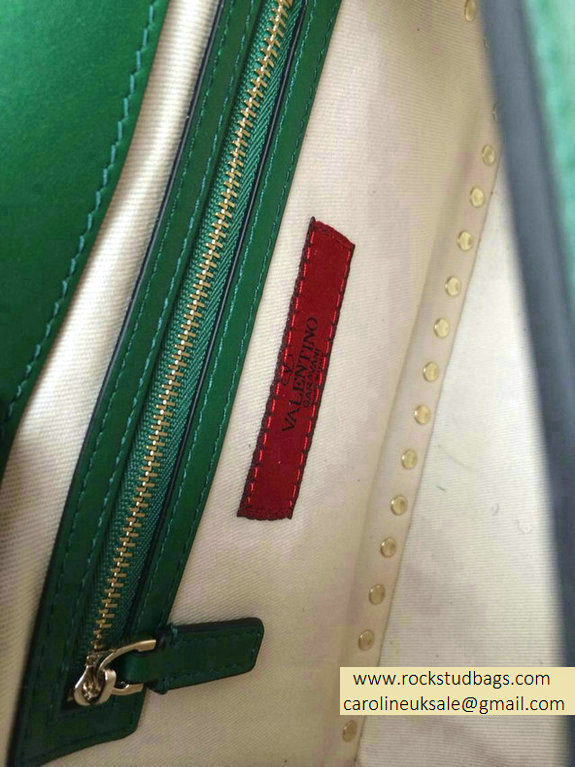 Valentino Green Rockstud Crossbody Bag - Click Image to Close