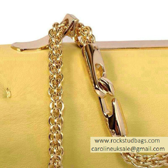 Valentino Chain Shoulder Bag Vanary Yellow - Click Image to Close