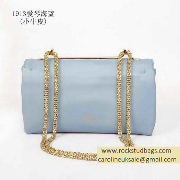 Valentino Chain Shoulder Bag Vanary Baby Blue - Click Image to Close