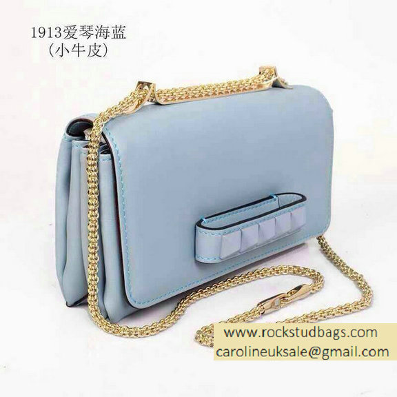 Valentino Chain Shoulder Bag Vanary Baby Blue - Click Image to Close