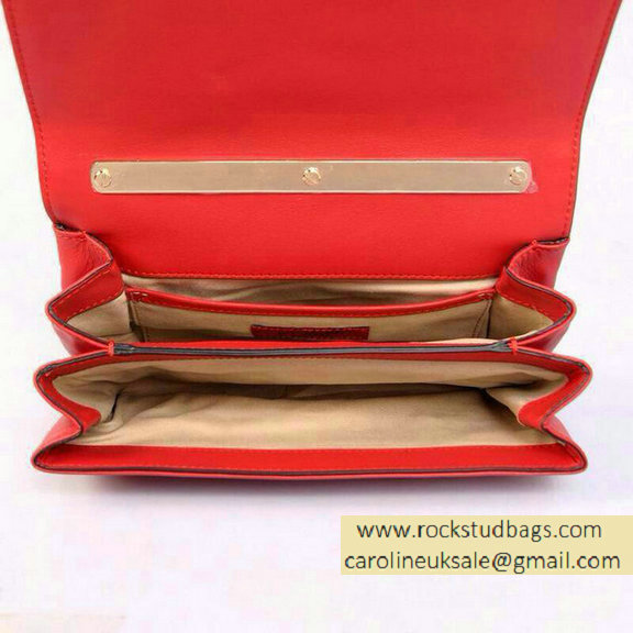 Valentino Chain Shoulder Bag Vanary Red