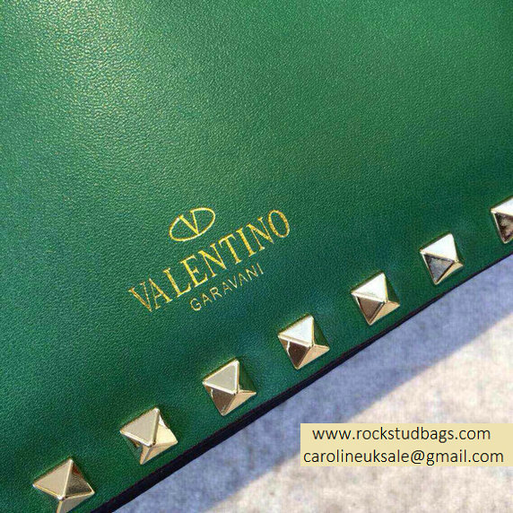Valentino Two Part Shoulder Bag Green 2015 - Click Image to Close