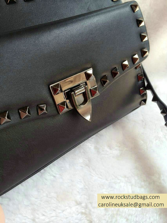 Valentino Two Part Shoulder Bag Black 2015 - Click Image to Close