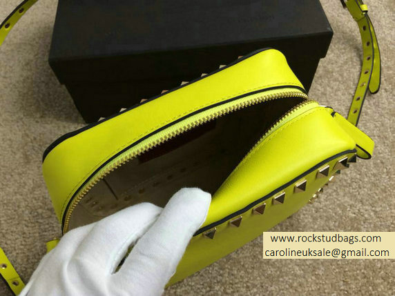 Valentino Rockstud Crossbody Bag in Yellow