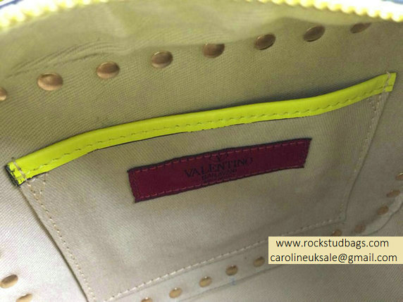 Valentino Rockstud Crossbody Bag in Yellow - Click Image to Close